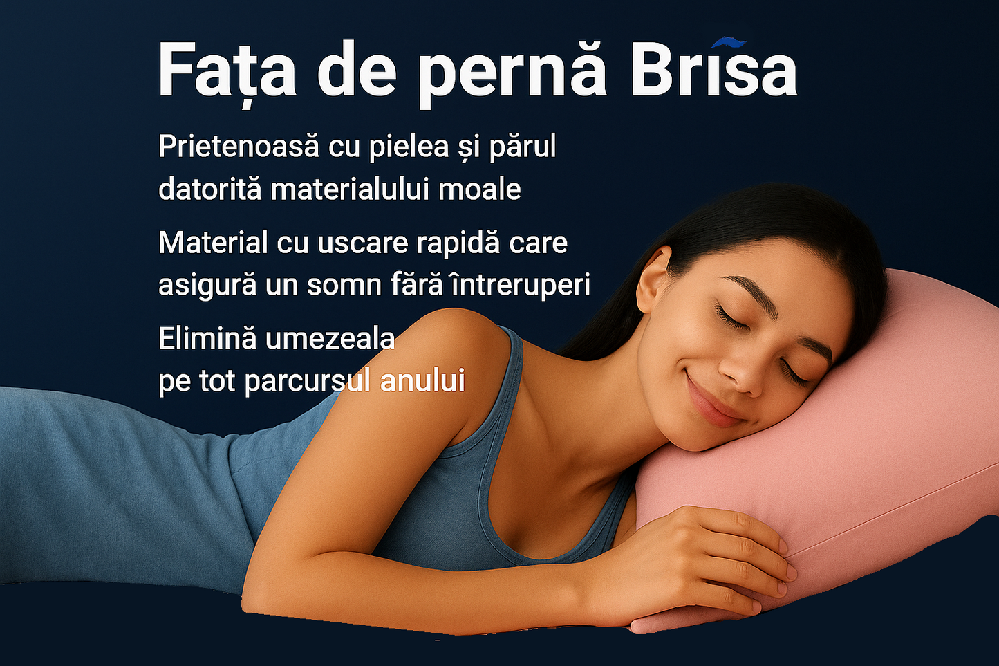 Față de pernă - Roz pal