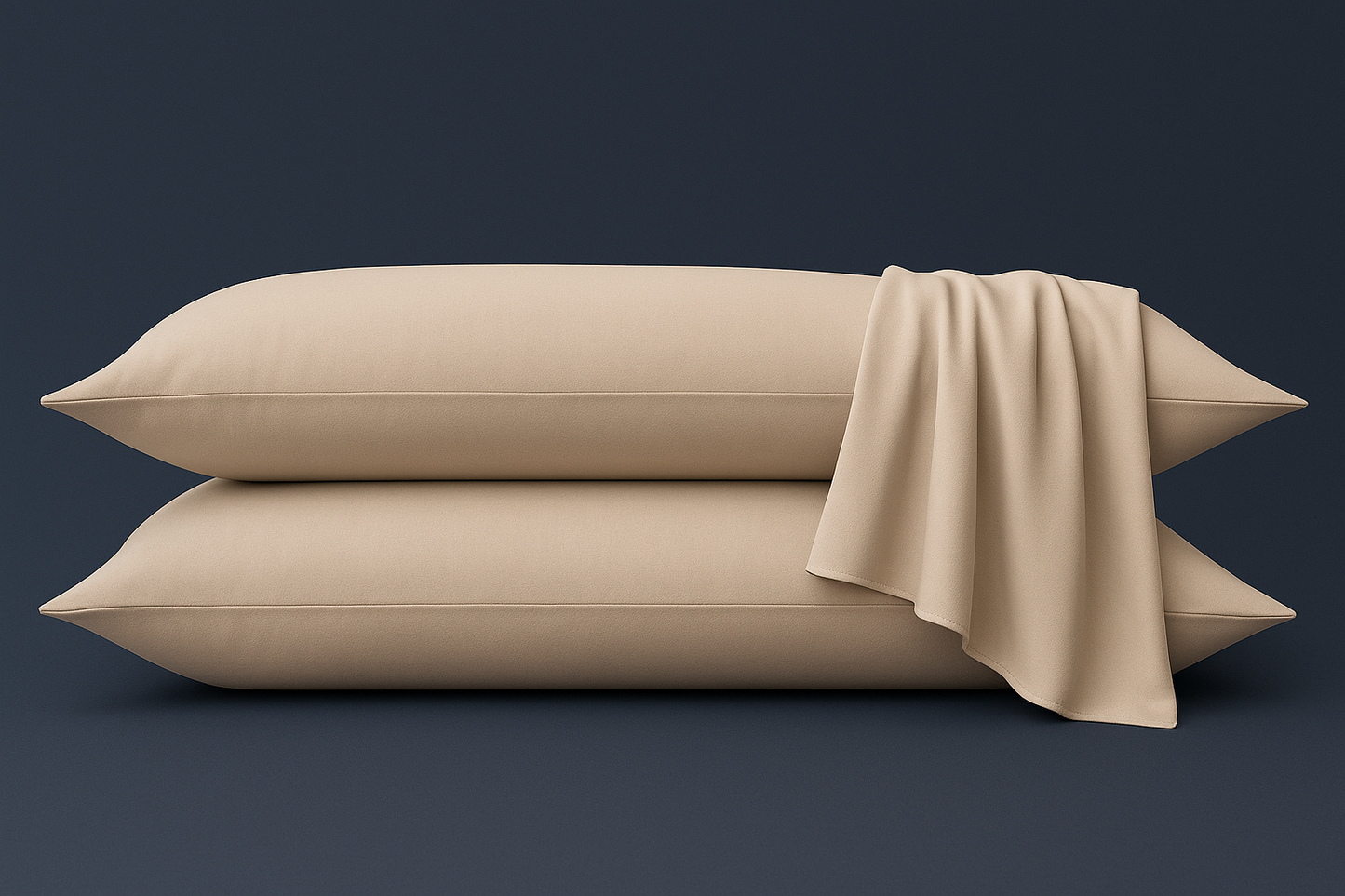 Set 2 fețe de pernă - Bej